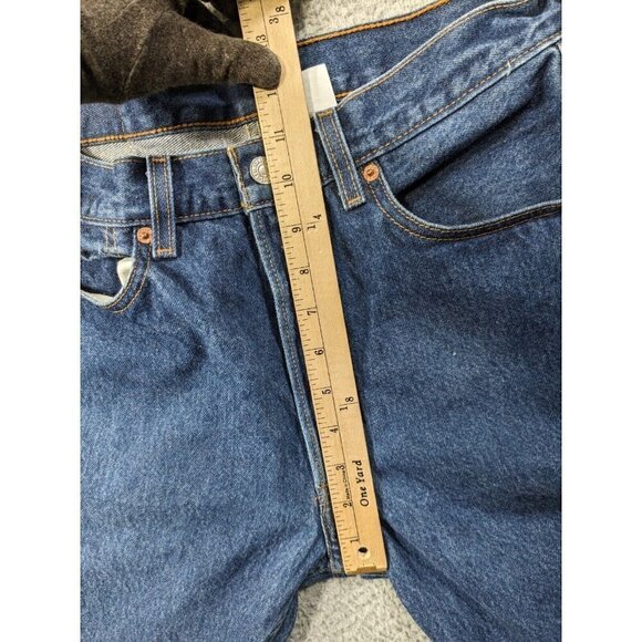 Levi's 501xx Jeans Mens 33x31 (Actual 29.5x27) Vintage Style Button Fly Blue - Picture 8 of 15